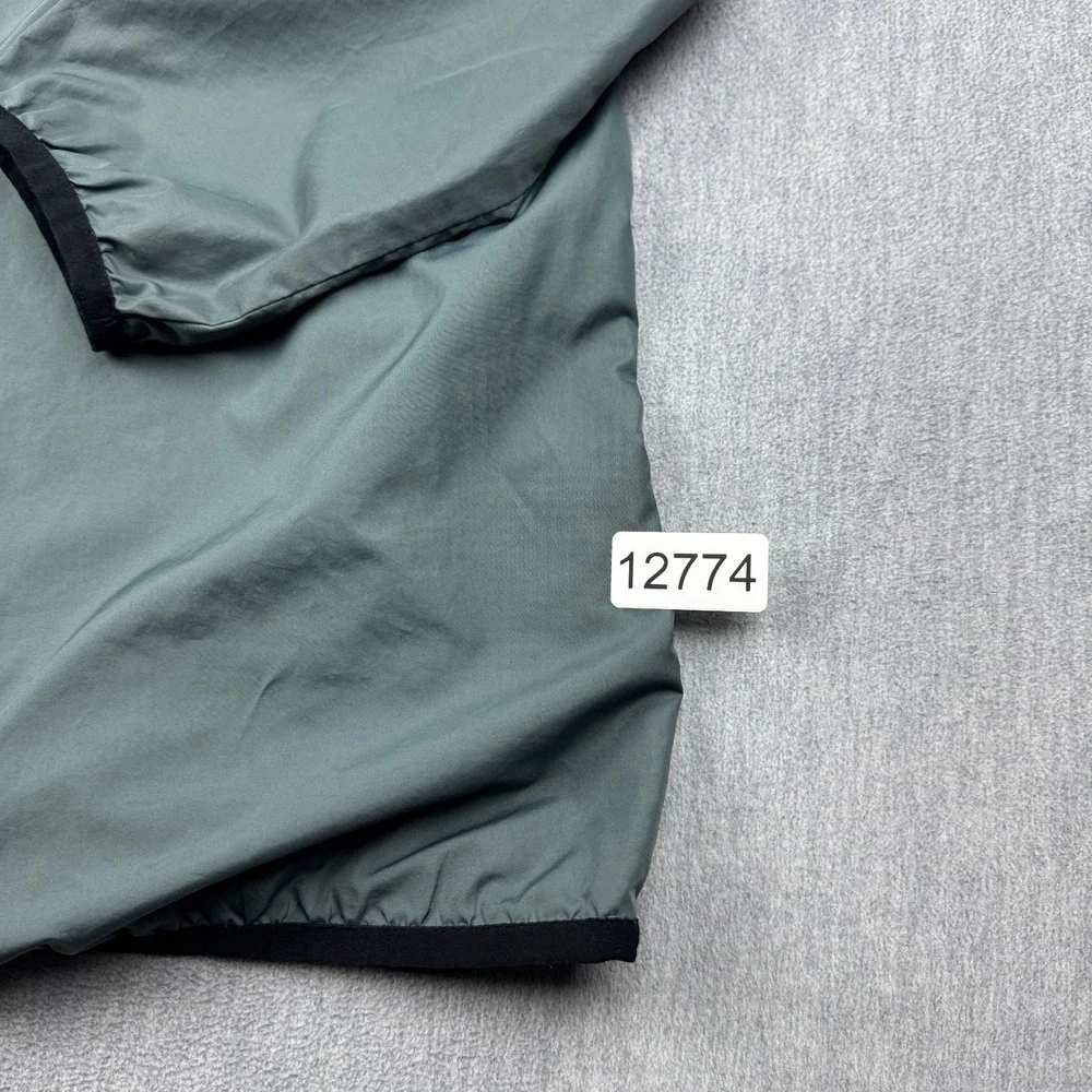 Vintage Nike Jacket Mens 2XL Green Windbreaker‎ 1/2 Zip Running Track Pullover